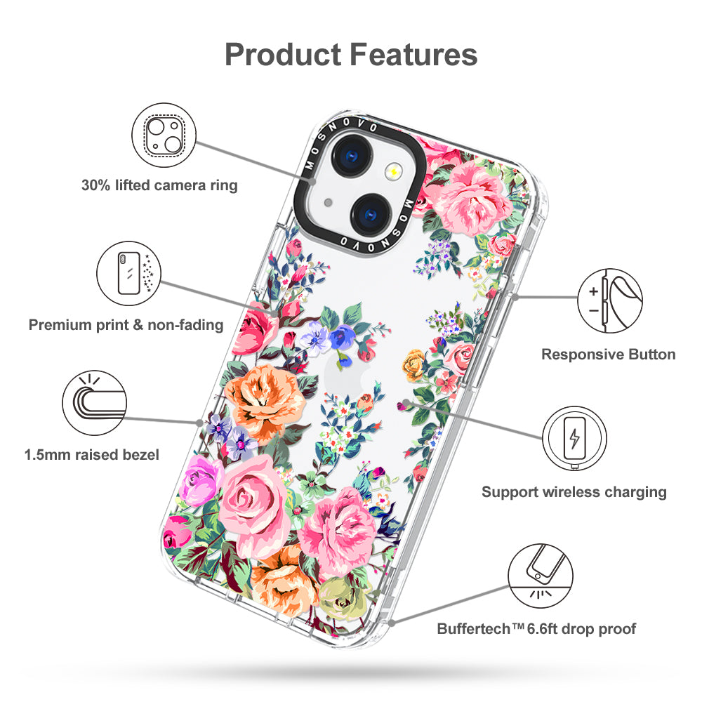 Flower Garden Phone Case - iPhone 13 Case - MOSNOVO