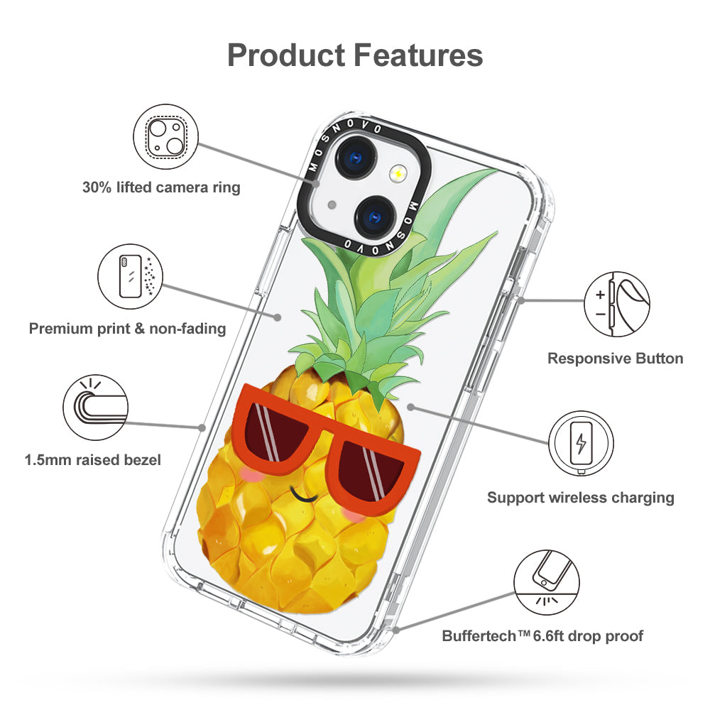 Cool Pineapple Phone Case - iPhone 13 Case - MOSNOVO