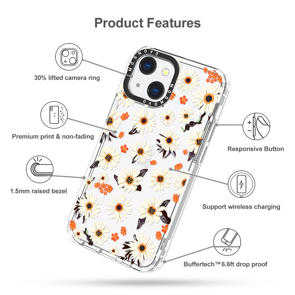 Spring Daisy Phone Case - iPhone 13 Case - MOSNOVO