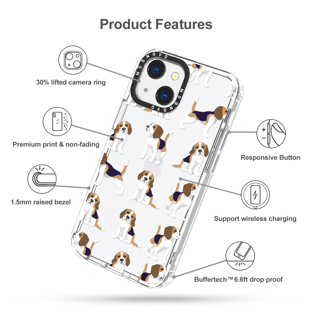 Cute Beagles Phone Case - iPhone 13 Case - MOSNOVO