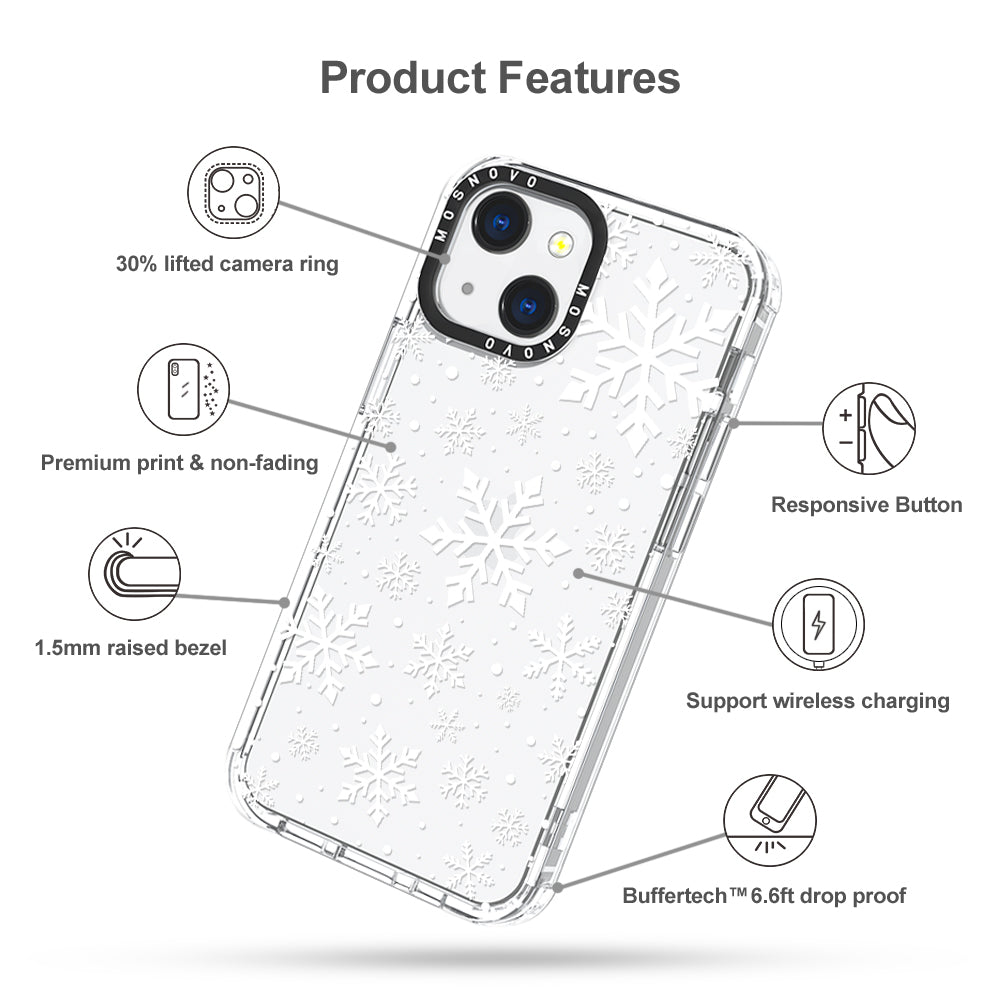 Snowflake Phone Case - iPhone 13 Case - MOSNOVO