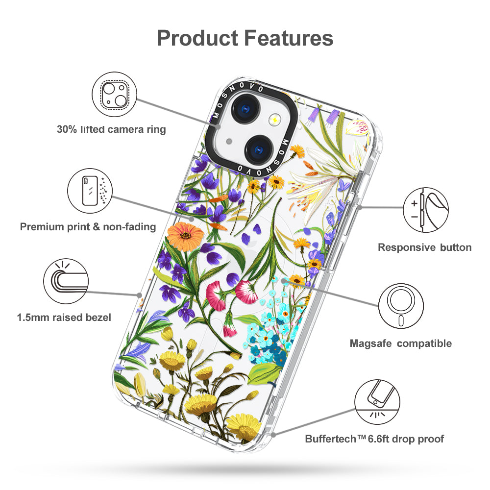 Summer Flower Holidays Phone Case - iPhone 13 Case - MOSNOVO