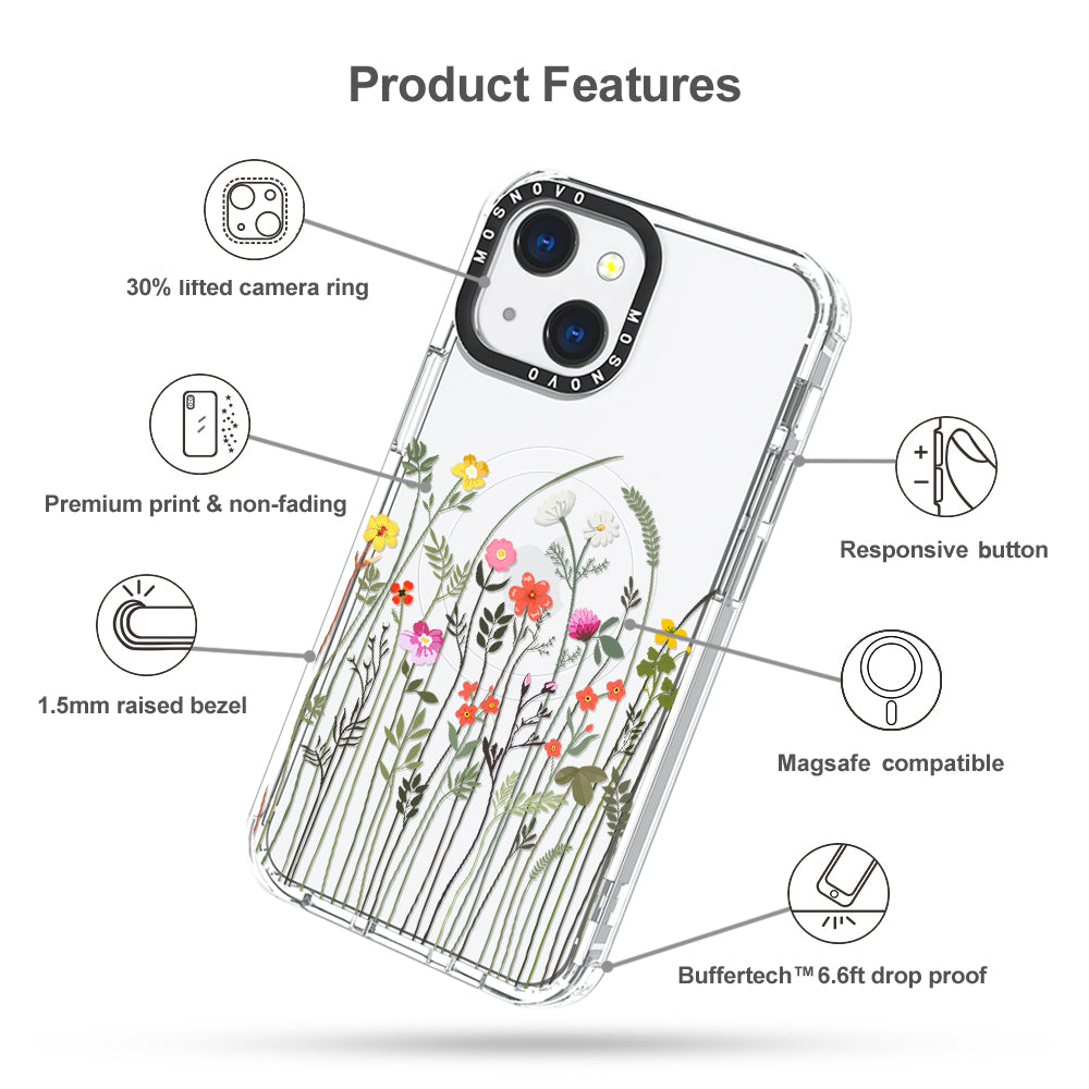 Spring Wildflower Phone Case - iPhone 13 Case - MOSNOVO