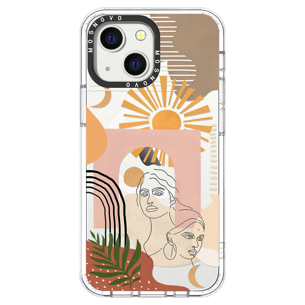 Modern Collage Art Phone Case - iPhone 13 Case - MOSNOVO