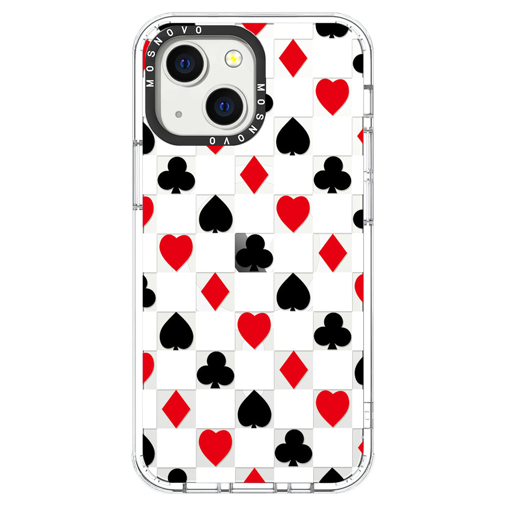 Checker Poker Phone Case - iPhone 13 Case - MOSNOVO