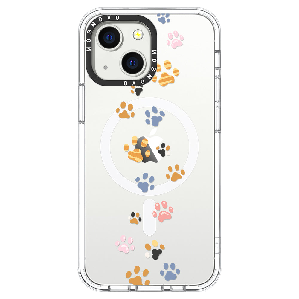 Colorful Paw Phone Case - iPhone 13 Case - MOSNOVO