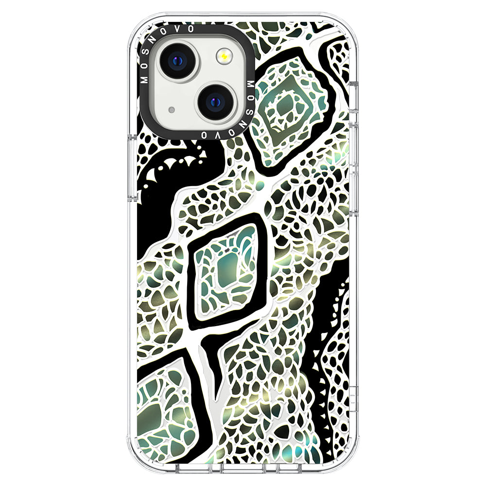 Rainbow Snake Print Phone Case - iPhone 13 Case - MOSNOVO