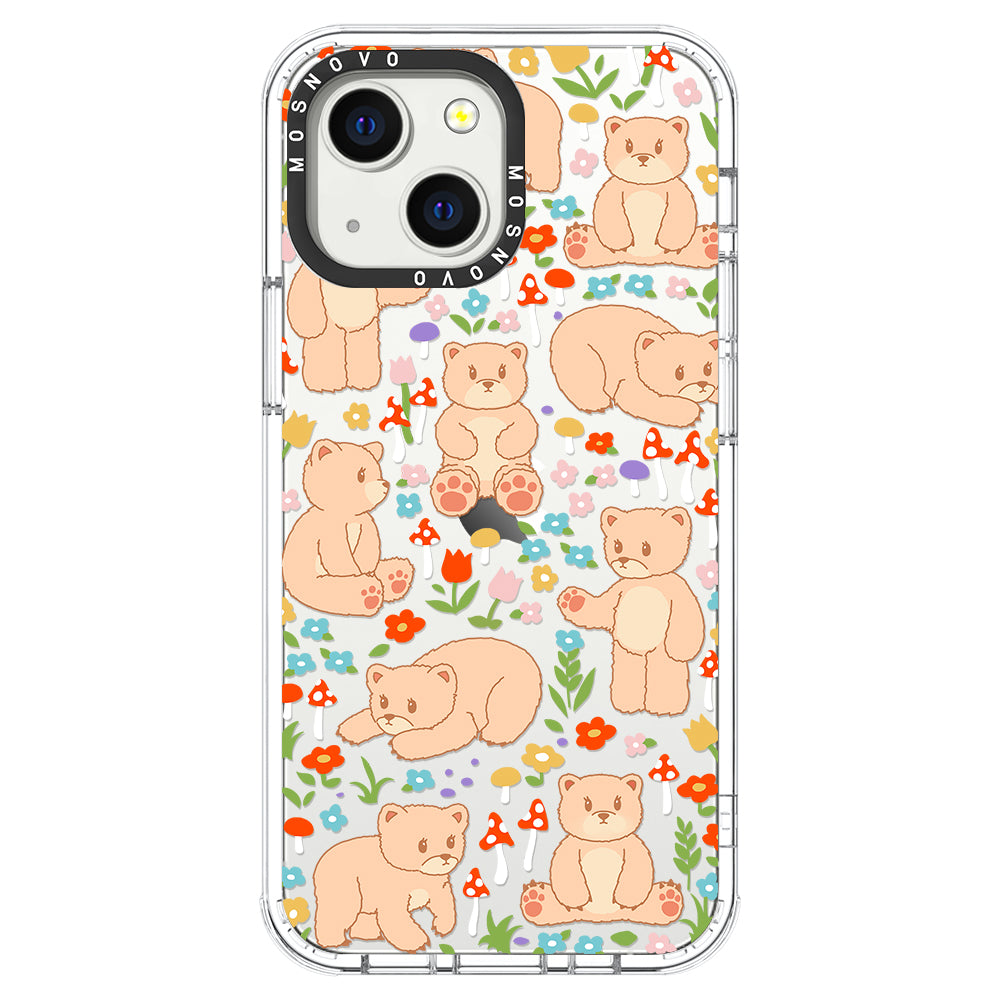 Cute Bear Phone Case - iPhone 13 Case - MOSNOVO