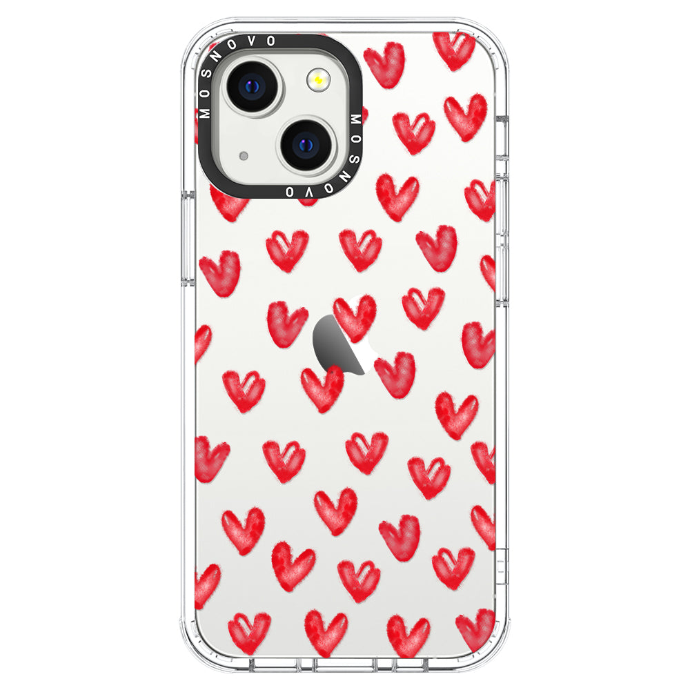 Cute Little Hearts Phone Case - iPhone 13 Case - MOSNOVO