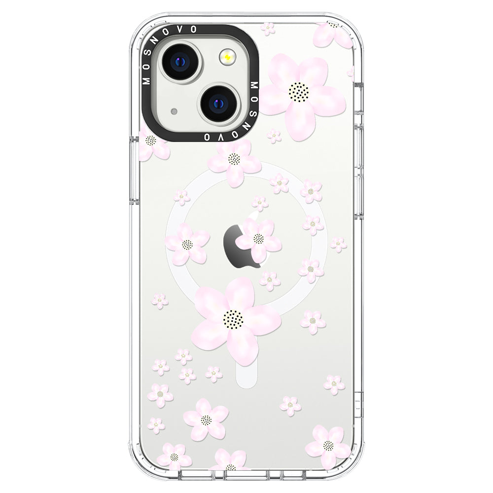 Pink Cherry Blossom Phone Case - iPhone 13 Case - MOSNOVO