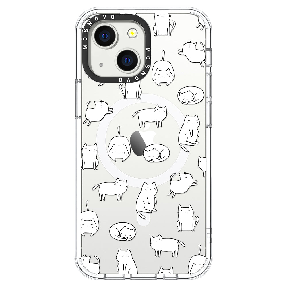 Cute Cats Phone Case - iPhone 13 Case - MOSNOVO