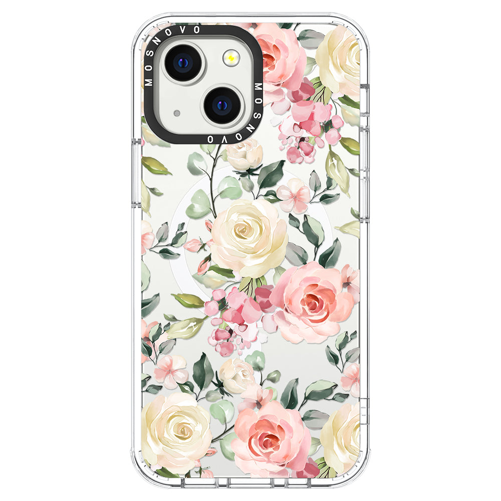 Watercolor Flower Floral Phone Case - iPhone 13 Case - MOSNOVO