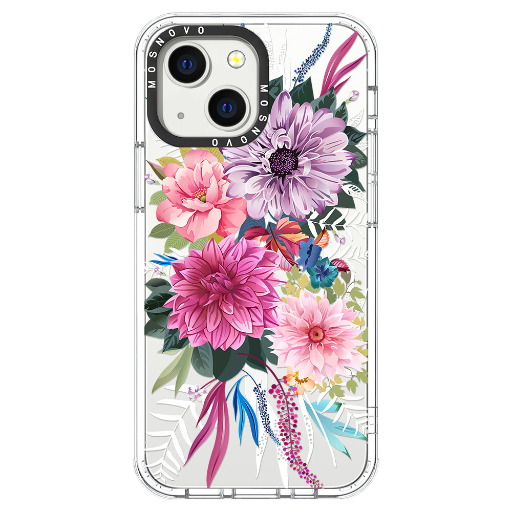 Dahlia Bloom Phone Case - iPhone 13 Case - MOSNOVO