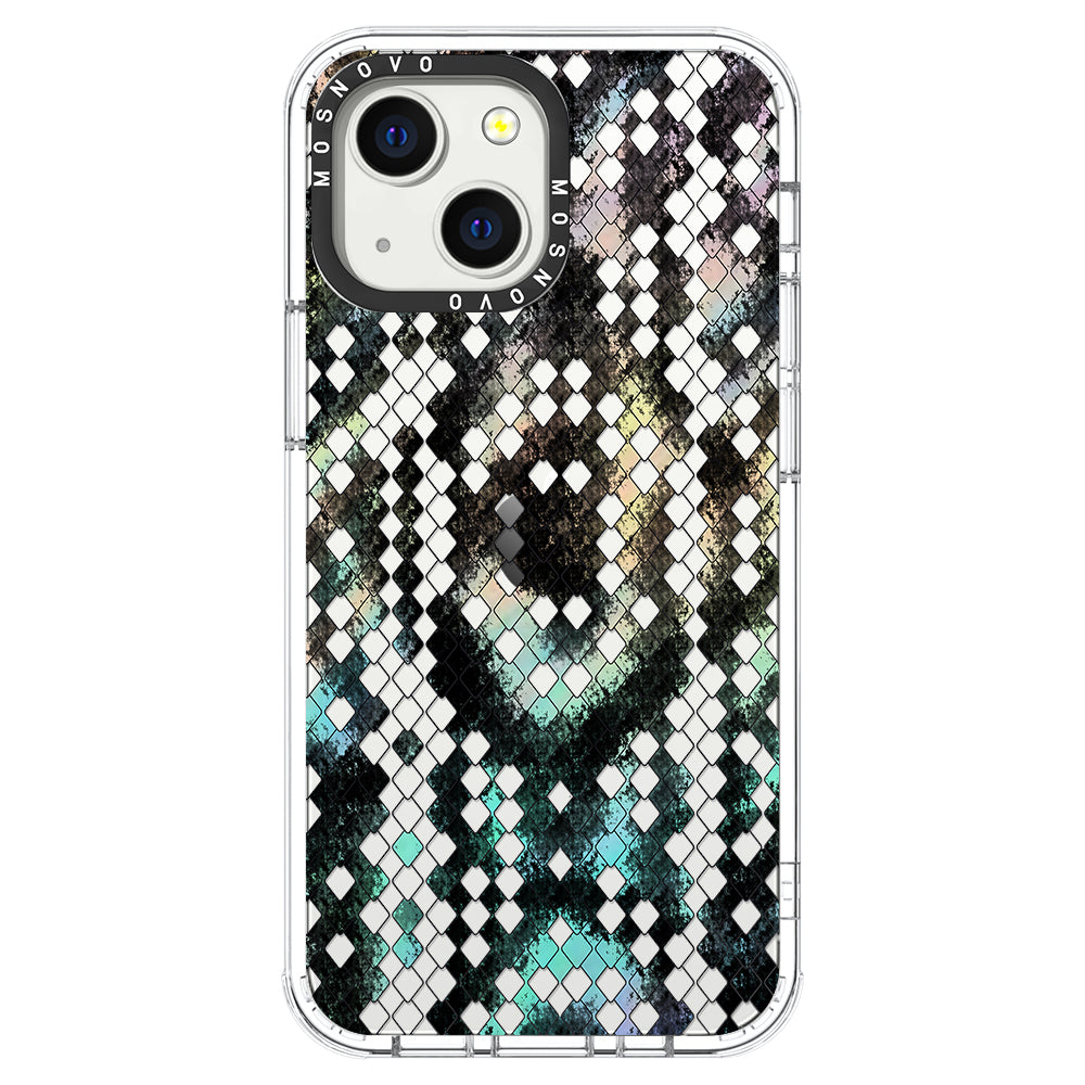 Rainbow Snake Print Phone Case - iPhone 13 Case - MOSNOVO