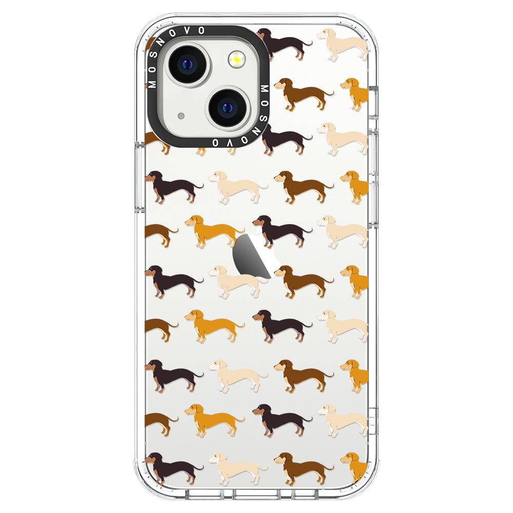 Cute Dachshund Phone Case - iPhone 13 Case - MOSNOVO