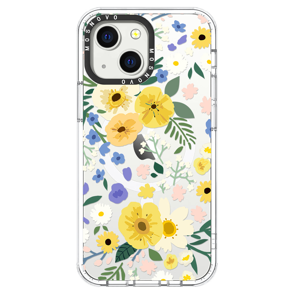 Spring Wild Floral Phone Case - iPhone 13 Case - MOSNOVO