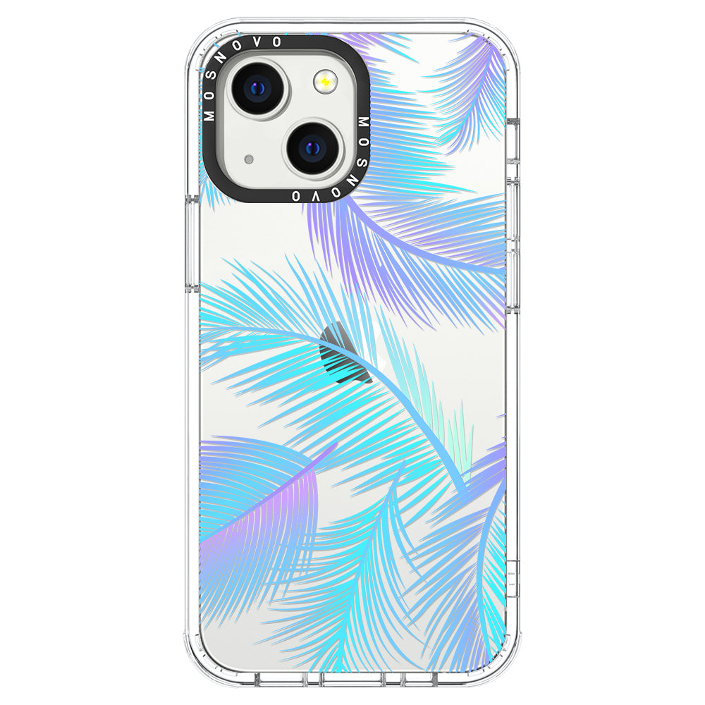 Gradient Tropical Palm Leaf Phone Case - iPhone 13 Case - MOSNOVO