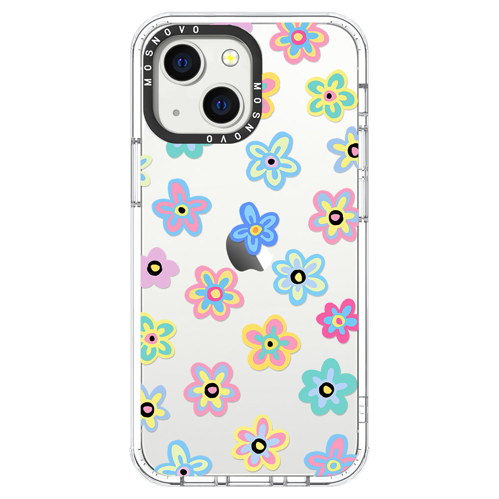 Groovy Flower Phone Case - iPhone 13 Case - MOSNOVO