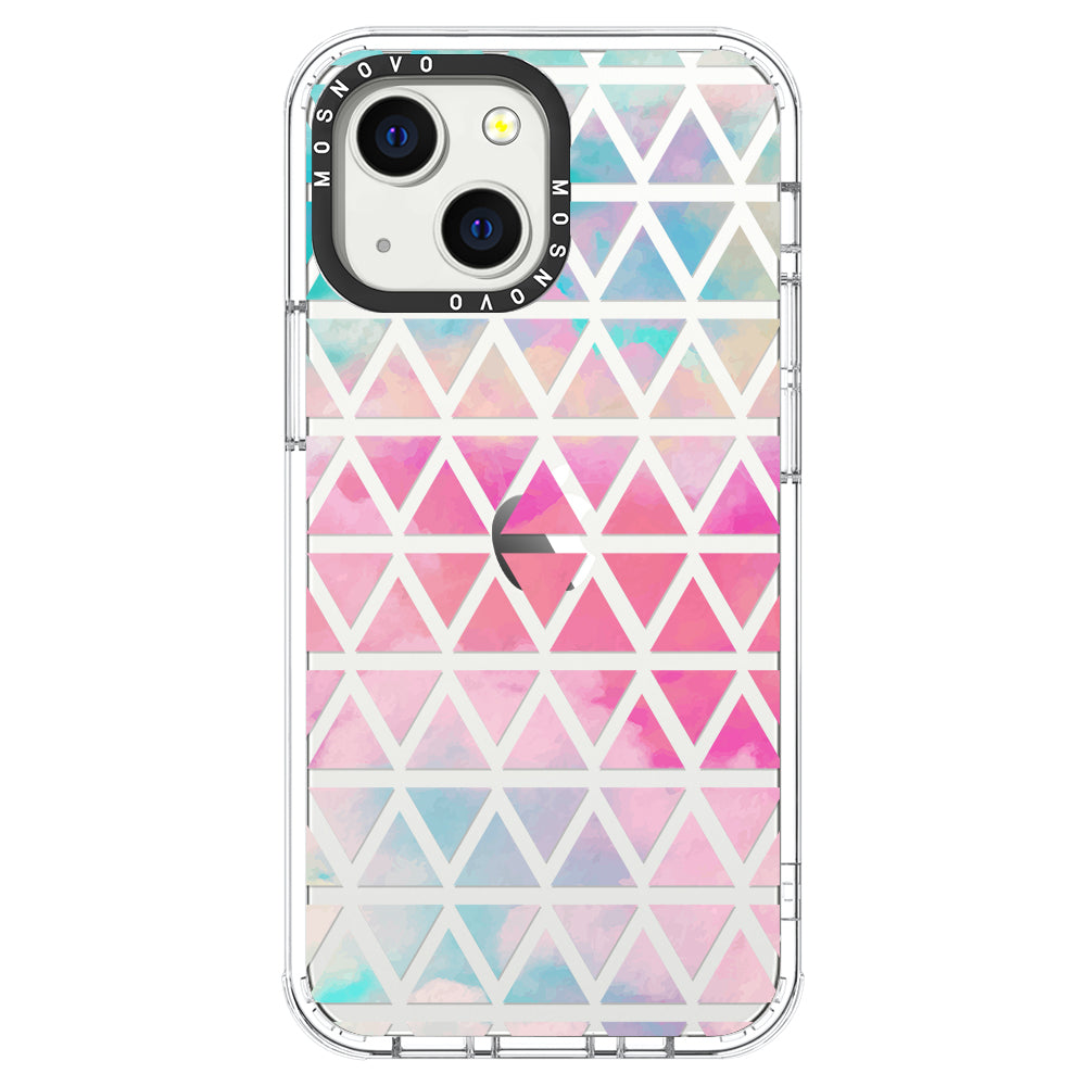 Gradient Triangles Phone Case - iPhone 13 Case - MOSNOVO