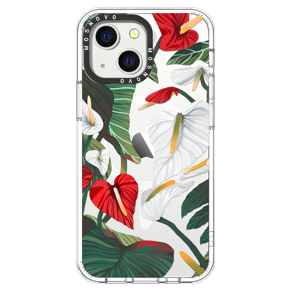 Anthurium Phone Case - iPhone 13 Case - MOSNOVO