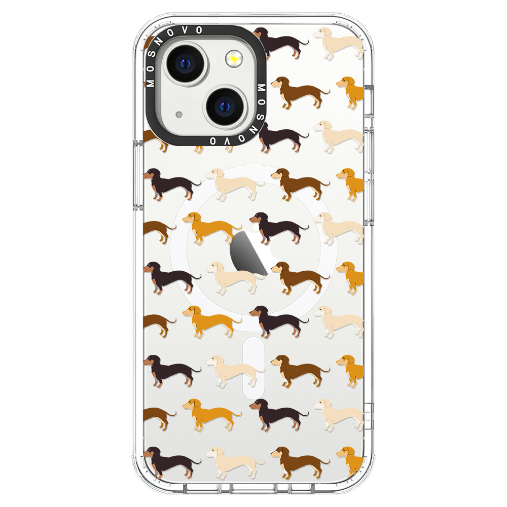 Cute Dachshund Phone Case - iPhone 13 Case - MOSNOVO