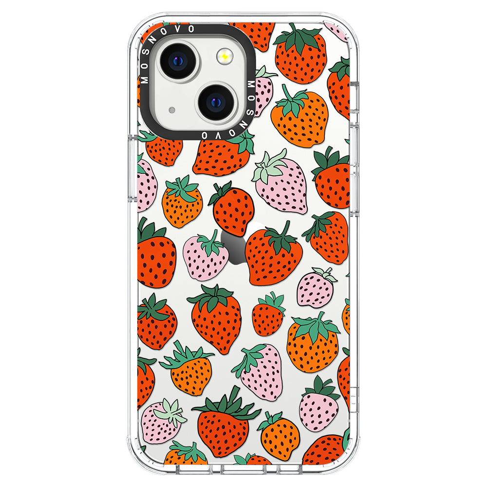 Cute Strawberry Phone Case - iPhone 13 Case - MOSNOVO