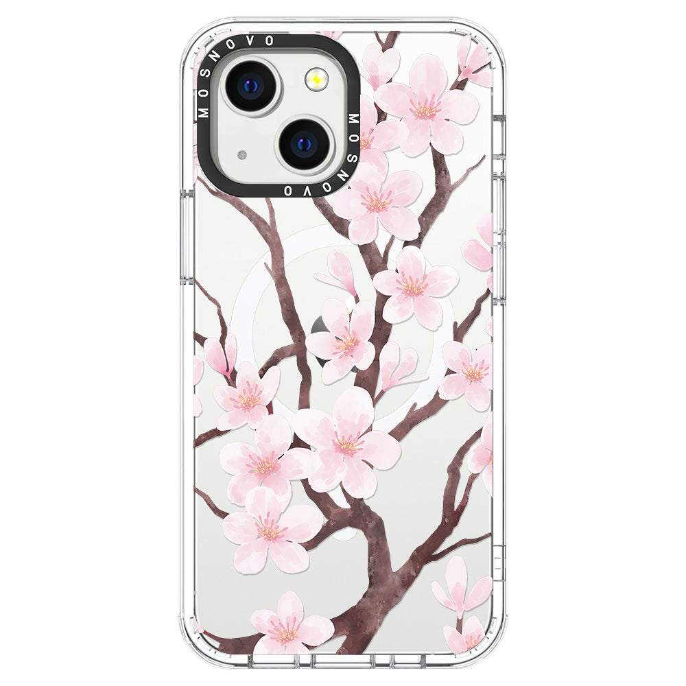 Cherry Blossom Flower Phone Case - iPhone 13 Case - MOSNOVO