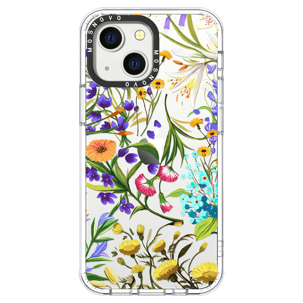 Summer Flower Holidays Phone Case - iPhone 13 Case - MOSNOVO