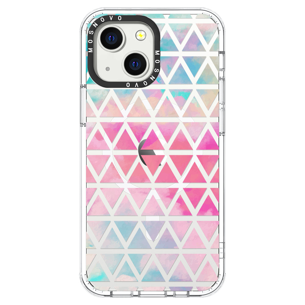 Gradient Triangles Phone Case - iPhone 13 Case - MOSNOVO