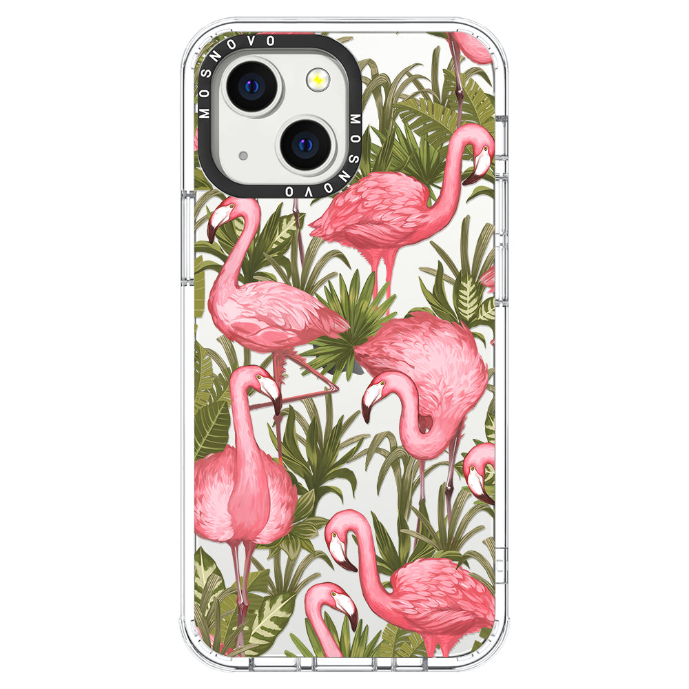 Jungle Flamingo Phone Case - iPhone 13 Case - MOSNOVO