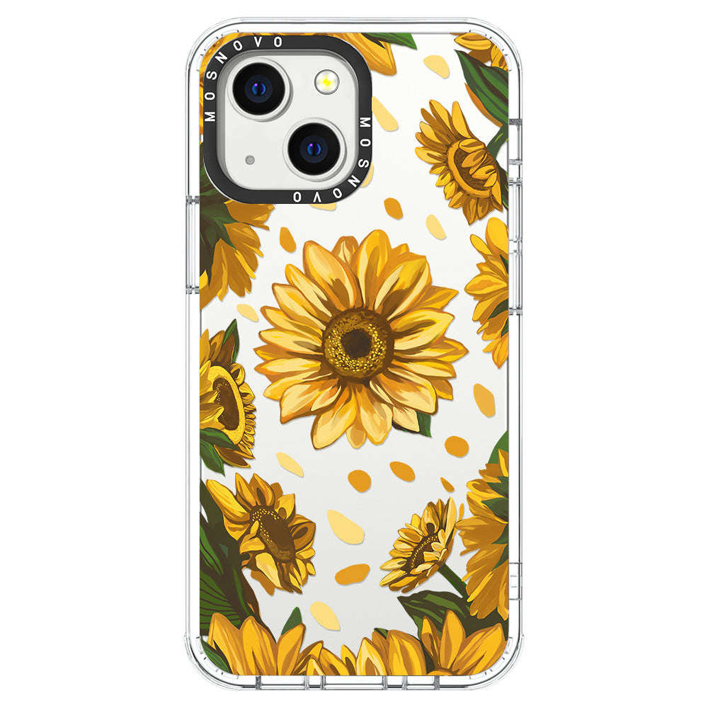 Sunflower Garden Phone Case - iPhone 13 Case - MOSNOVO