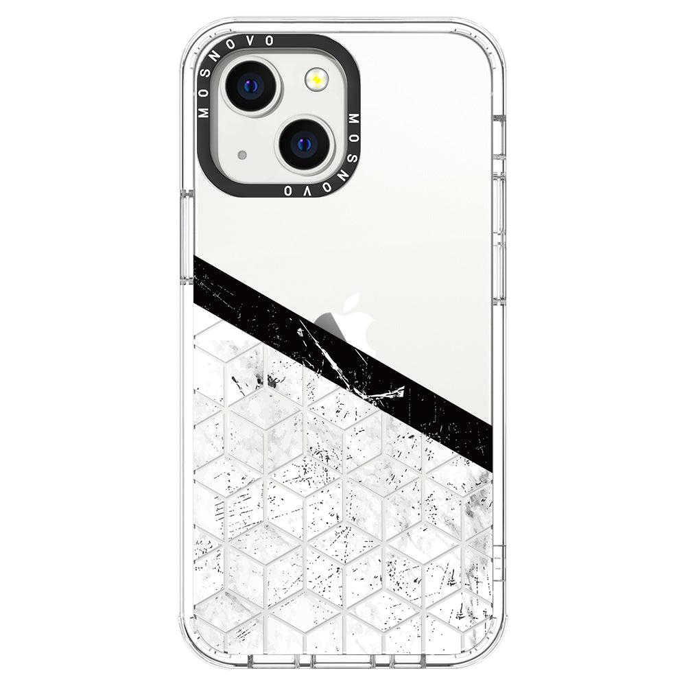 Marble Block Art Phone Case - iPhone 13 Case - MOSNOVO