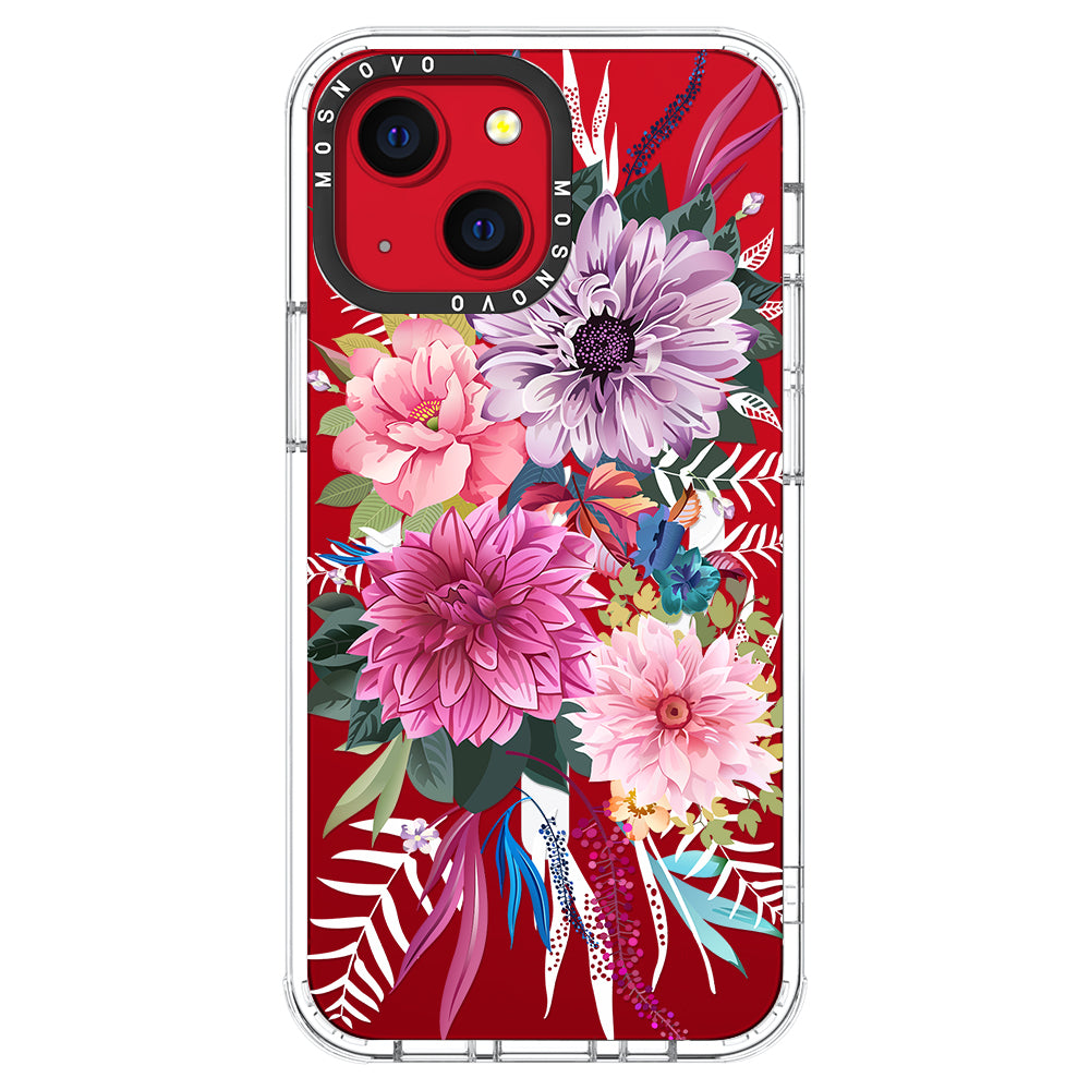 Dahlia Bloom Phone Case - iPhone 13 Case - MOSNOVO