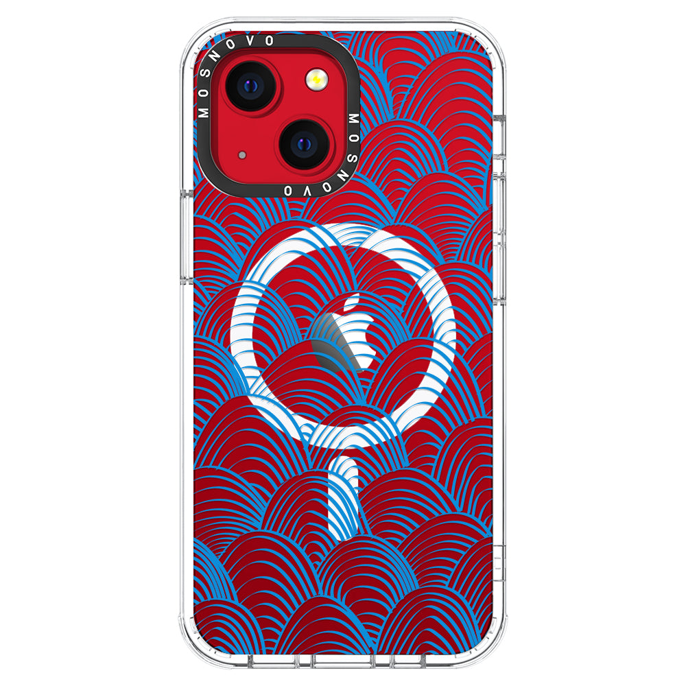 Wavy Wave Phone Case - iPhone 13 Case - MOSNOVO