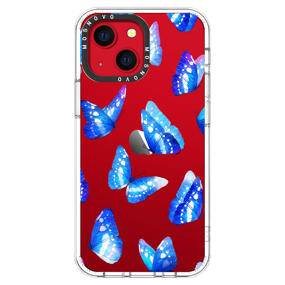 Stunning Blue Butterflies Phone Case - iPhone 13 Case - MOSNOVO