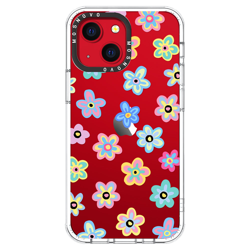 Groovy Flower Phone Case - iPhone 13 Case - MOSNOVO