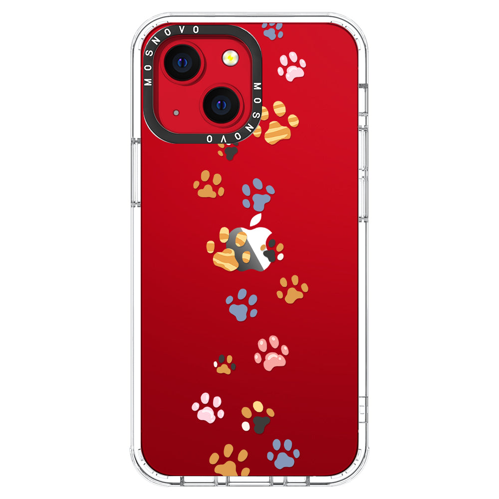 Colorful Paw Phone Case - iPhone 13 Case - MOSNOVO