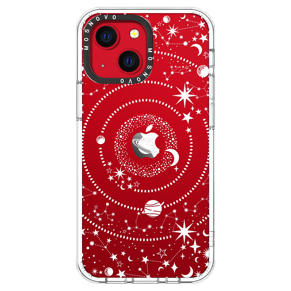 White Galaxy Phone Case - iPhone 13 Case - MOSNOVO