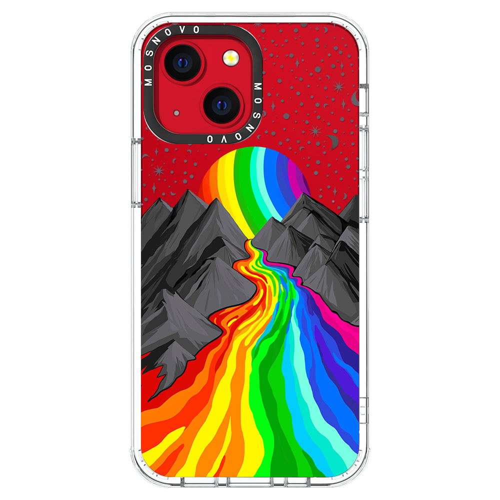 Rainbow Landscape Phone Case - iPhone 13 Case - MOSNOVO