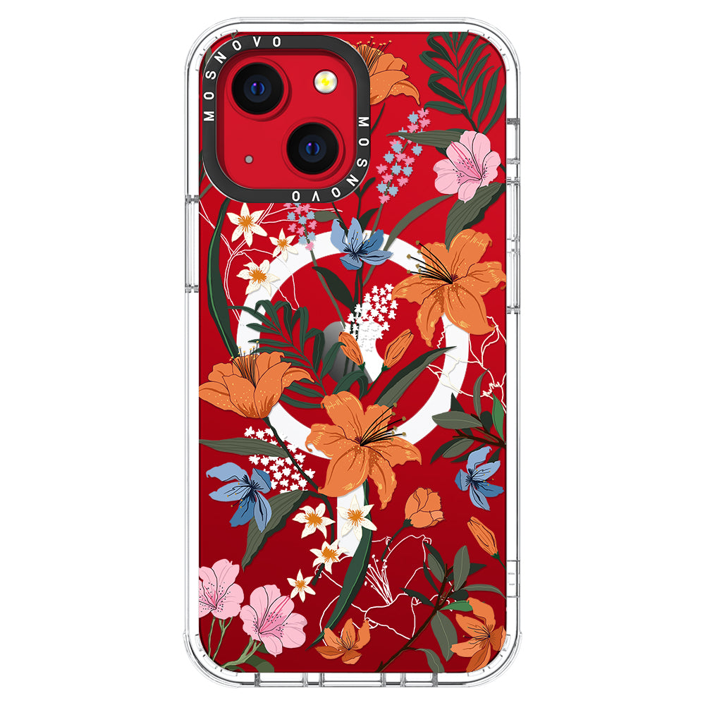 Lily Garden Phone Case - iPhone 13 Case - MOSNOVO