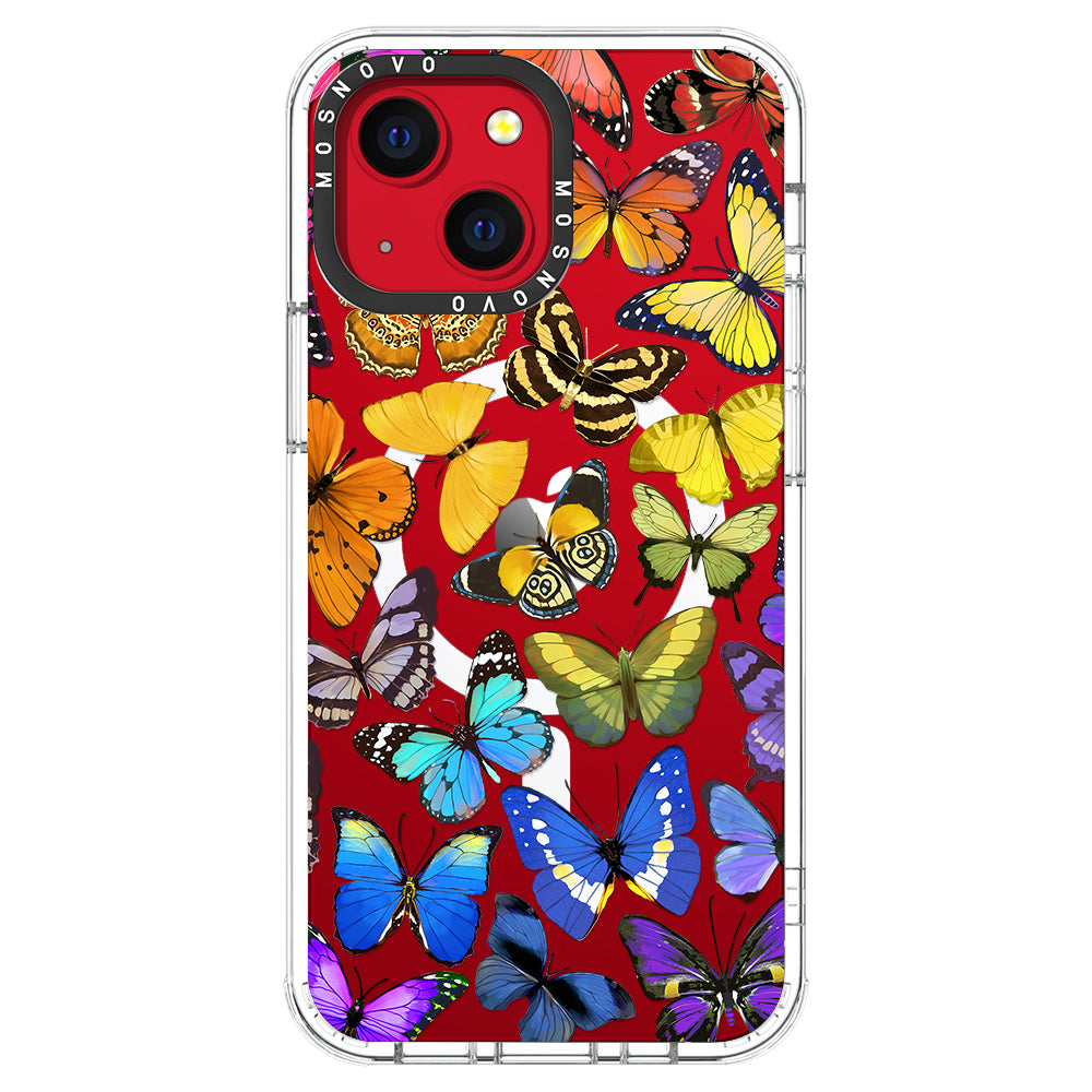 Rainbow Butterfly Phone Case - iPhone 13 Case - MOSNOVO