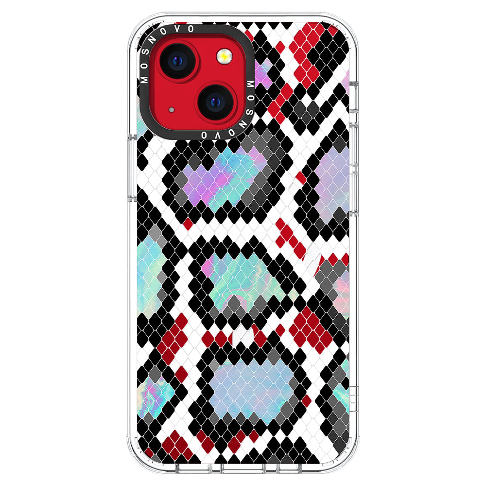 Aurora Snake Print Phone Case - iPhone 13 Case - MOSNOVO