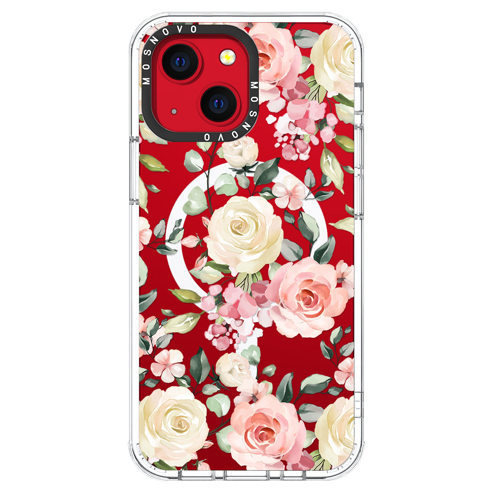 Watercolor Flower Floral Phone Case - iPhone 13 Case - MOSNOVO