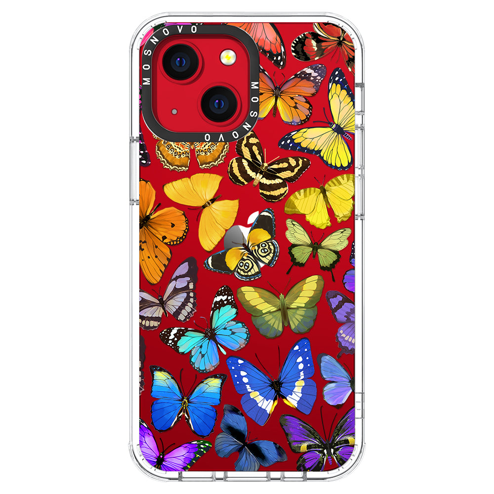 Rainbow Butterfly Phone Case - iPhone 13 Case - MOSNOVO