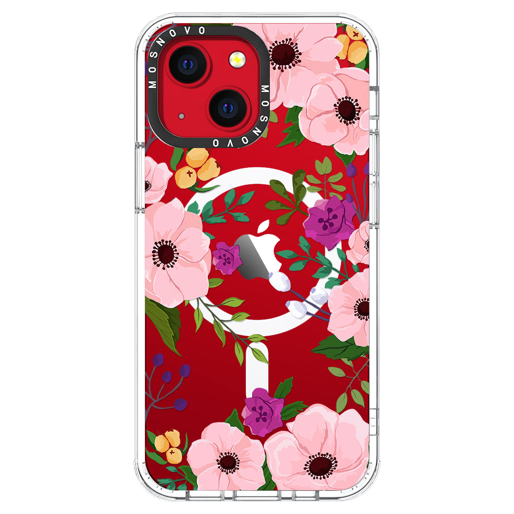 Watercolor Floral Phone Case - iPhone 13 Case - MOSNOVO