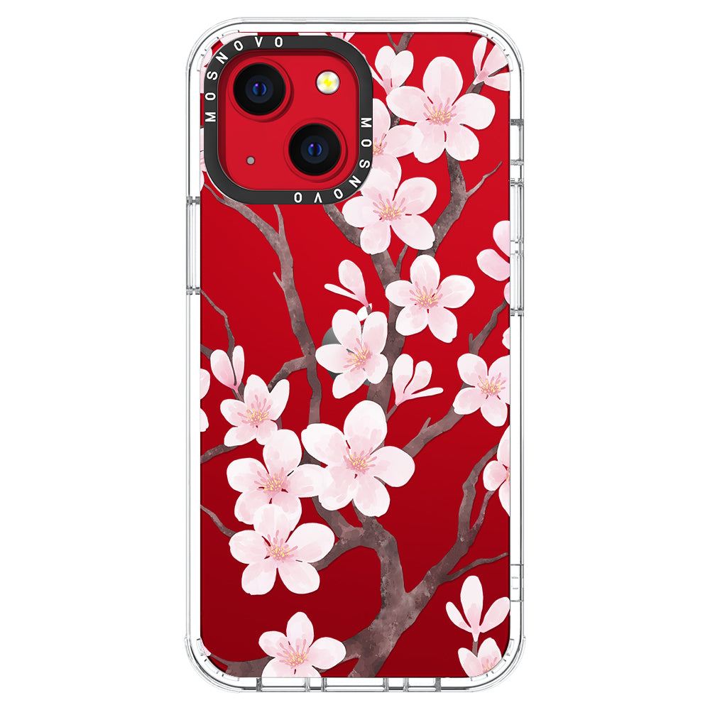 Cherry Blossom Flower Phone Case - iPhone 13 Case - MOSNOVO