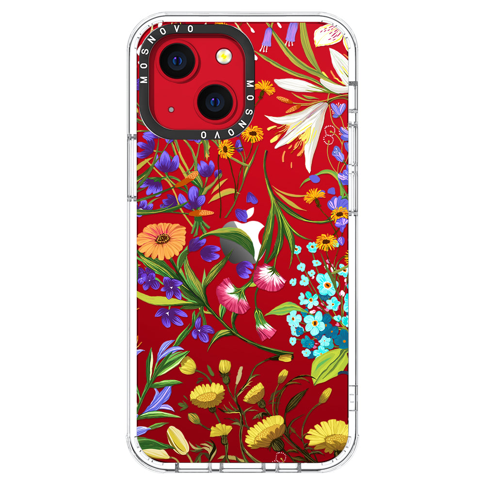 Summer Flower Holidays Phone Case - iPhone 13 Case - MOSNOVO