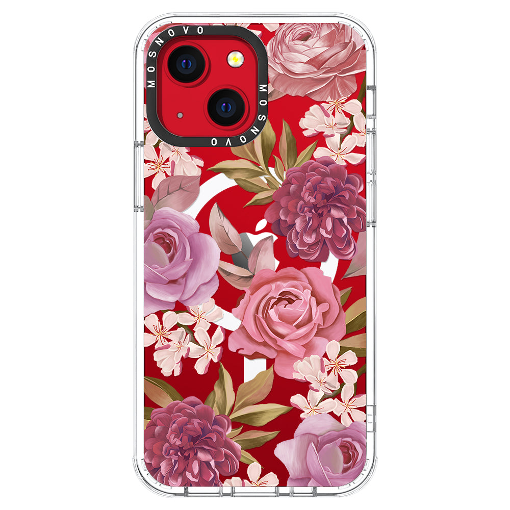 Blossom Flowe Floral Phone Case - iPhone 13 Case - MOSNOVO