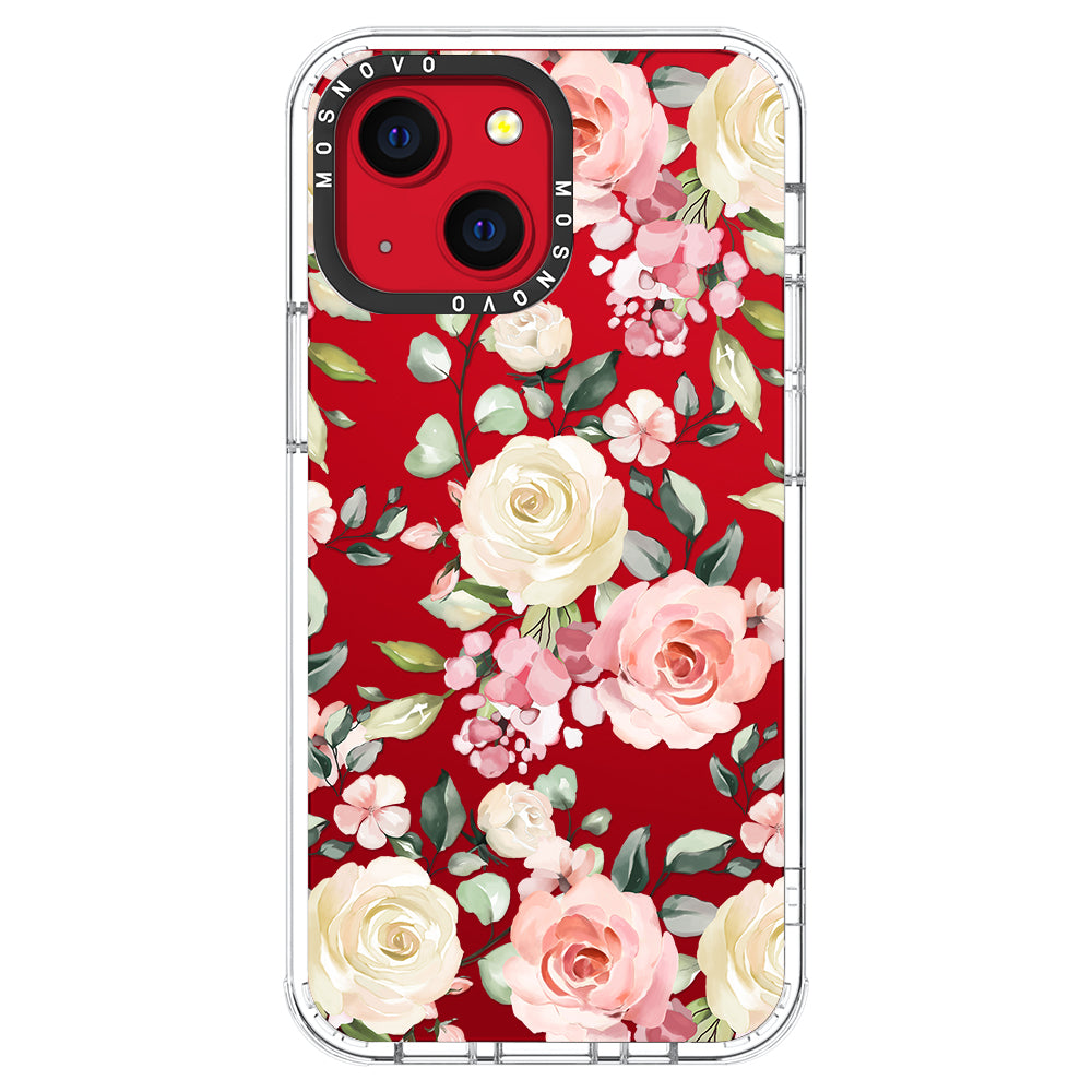 Watercolor Flower Floral Phone Case - iPhone 13 Case - MOSNOVO