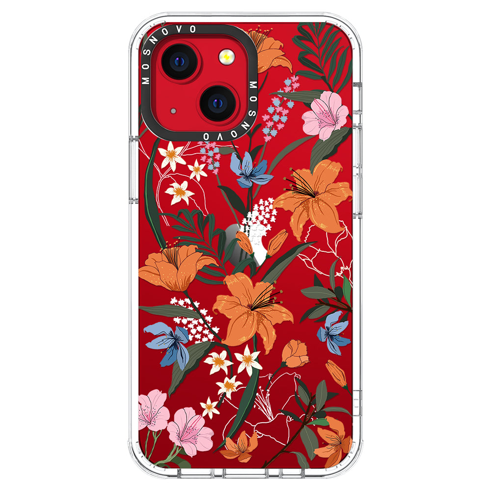 Lily Garden Phone Case - iPhone 13 Case - MOSNOVO